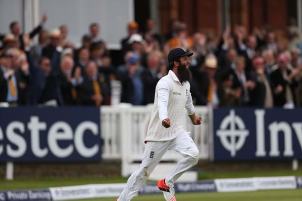 Moeen Ali claimed a fine catch to seal the win for England.